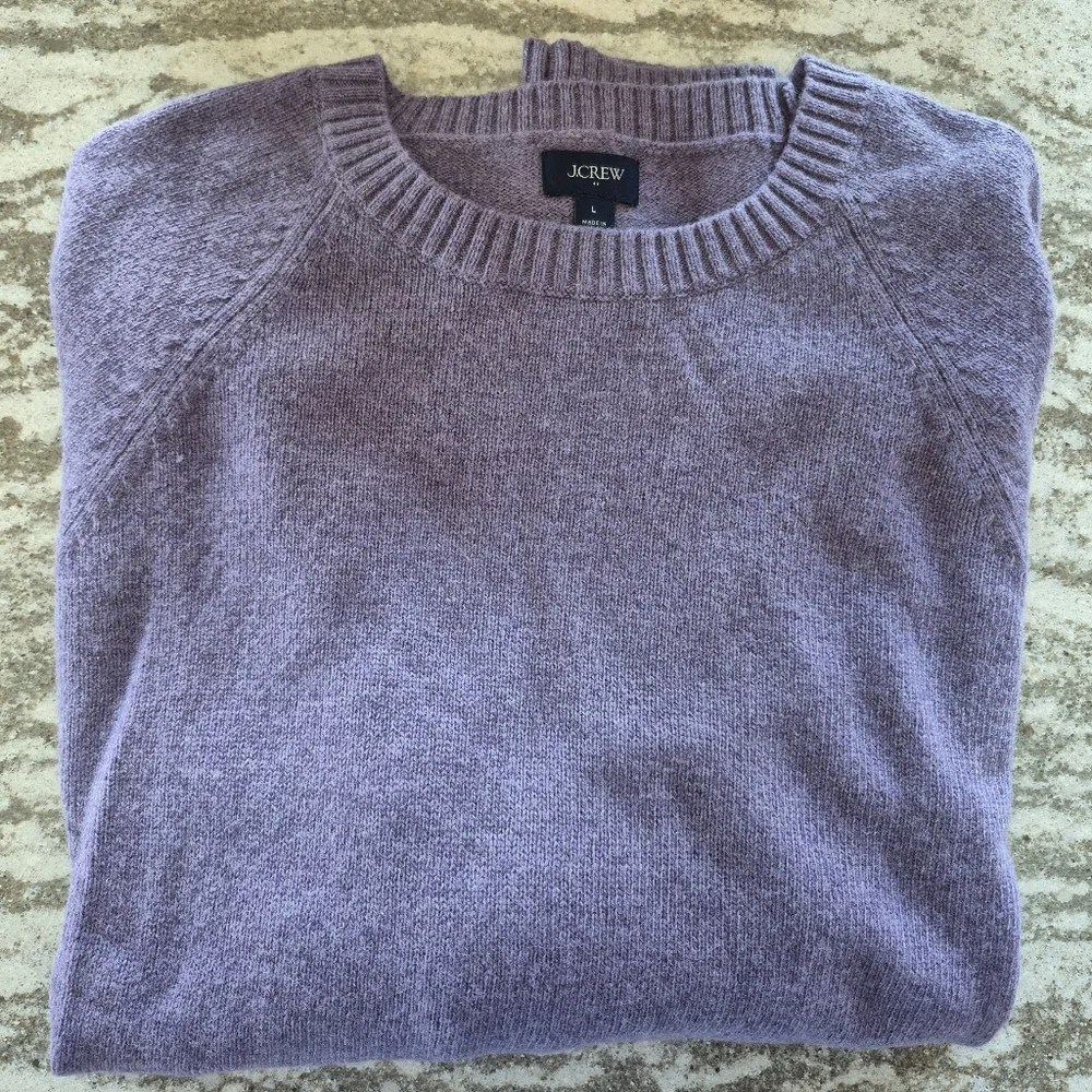 J. Crew Men's Lambswool Blend Sweater Size Medium NEW
